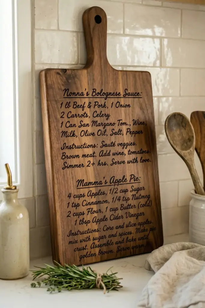 The Heirloom Wooden Cutting Board