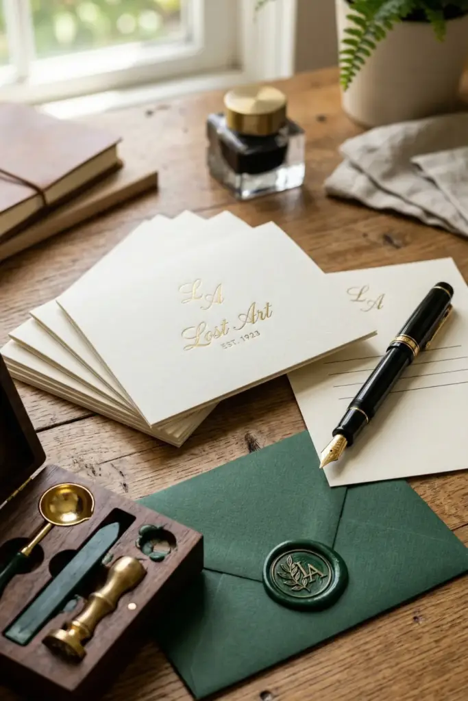 The "Lost Art" Stationery Set