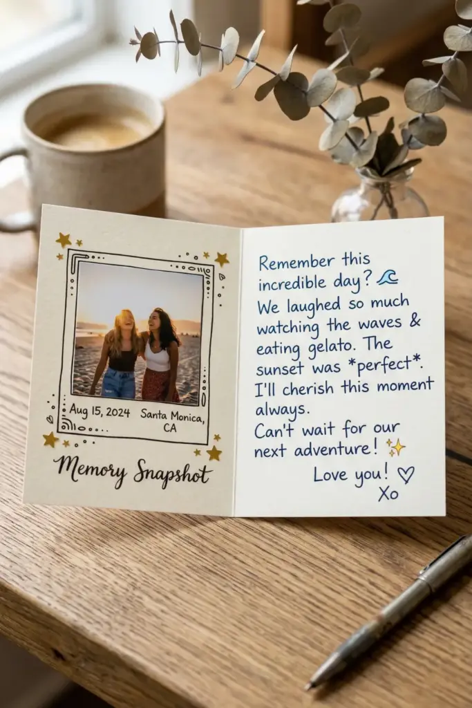 The Polaroid Memory Snapshot Card