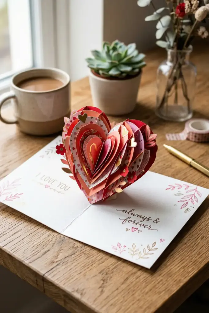 The Pop-Up Heart Surprise Card