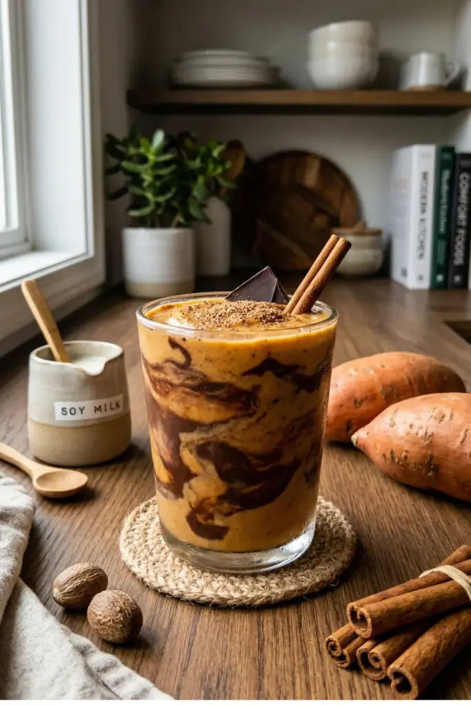 The Sweet Potato Chocolate Swirl