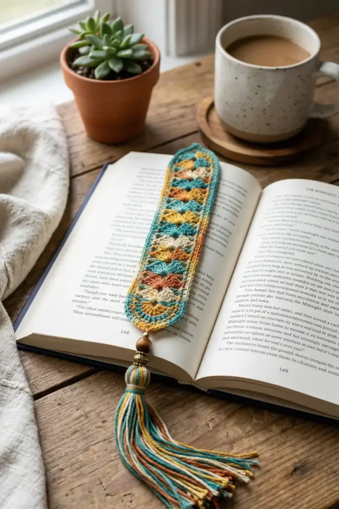 The Tasseled Boho Bookmark