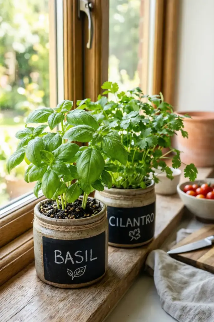 The Windowsill Herb Garden