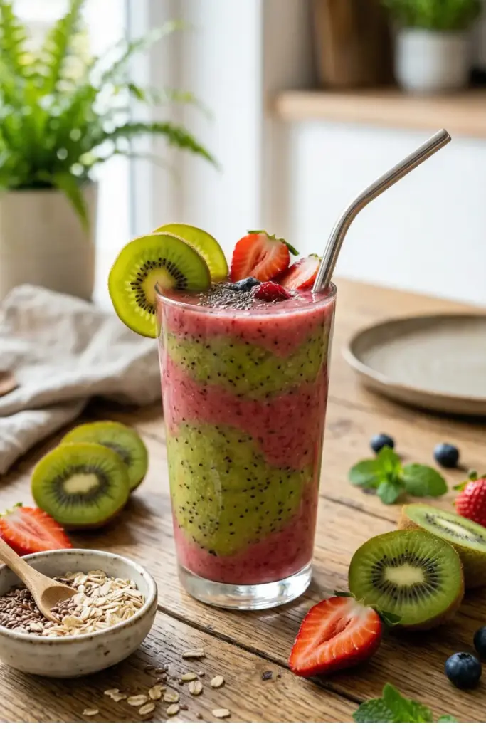 The Zesty Kiwi and Strawberry Shield