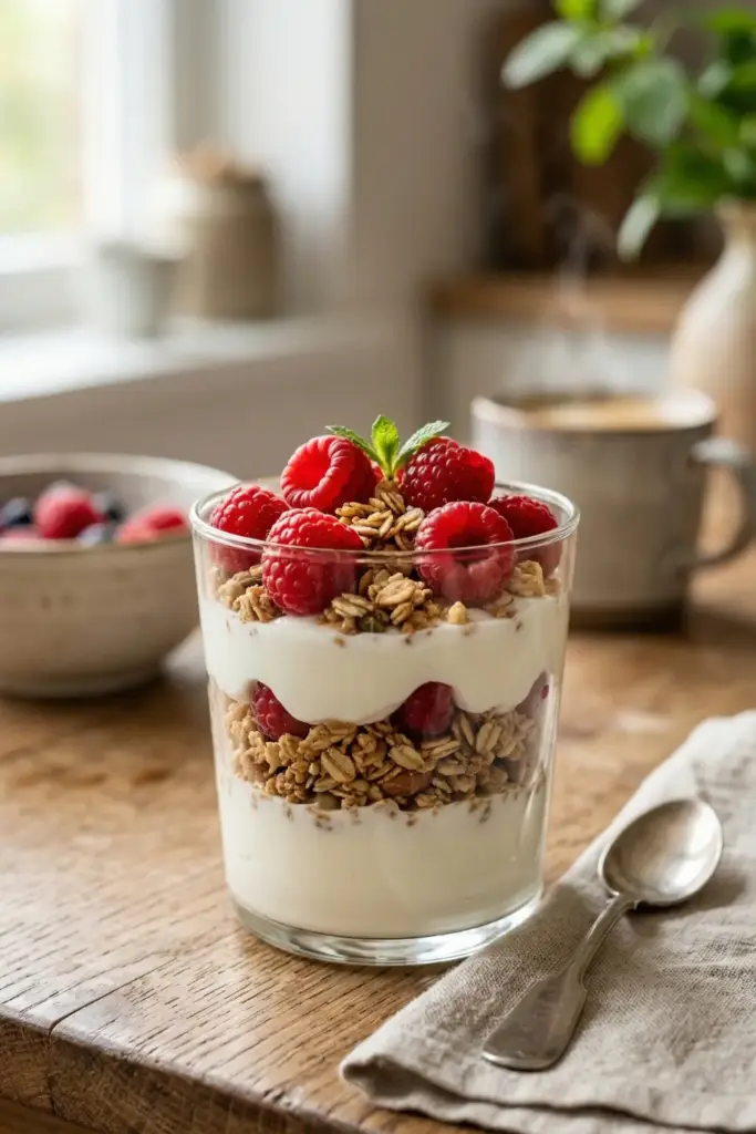 Yogurt and Granola Parfaits