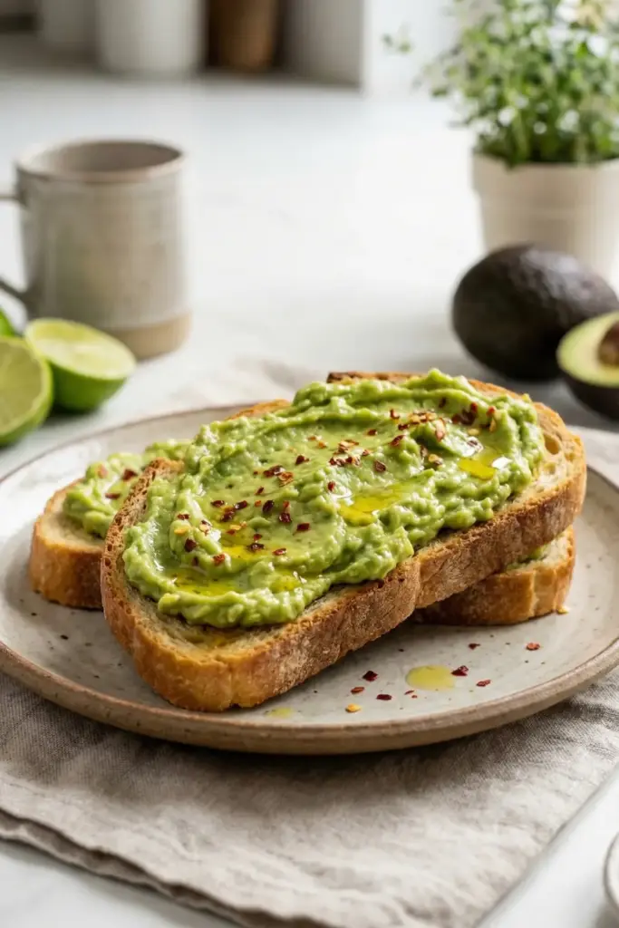 Zesty Avocado Toast on GF Bread