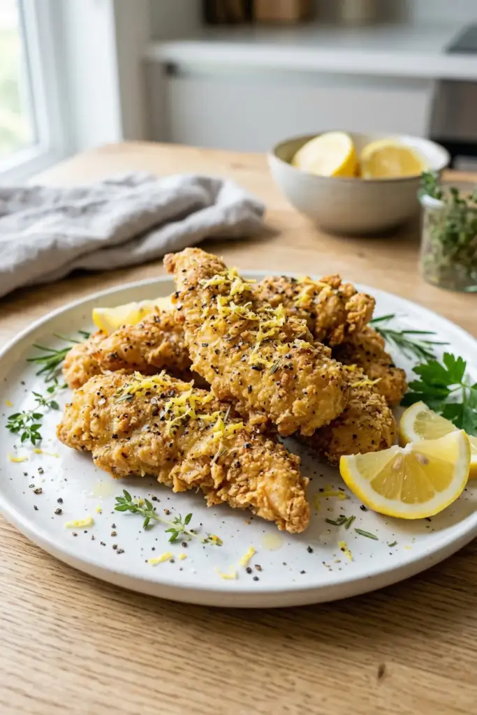 Zesty Lemon Pepper Strips
