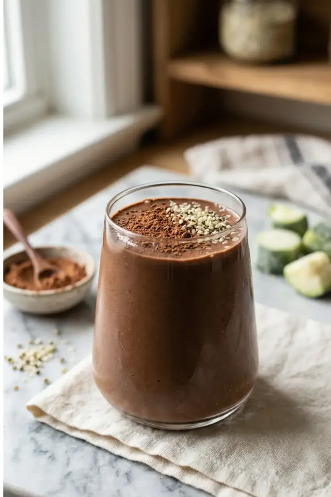 Zucchini Bread Chocolate Shake