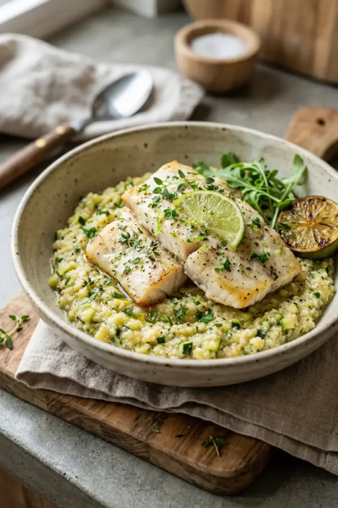 Zucchini Noodle "Grits" with Grouper

The Ultimate Vegetable Swap