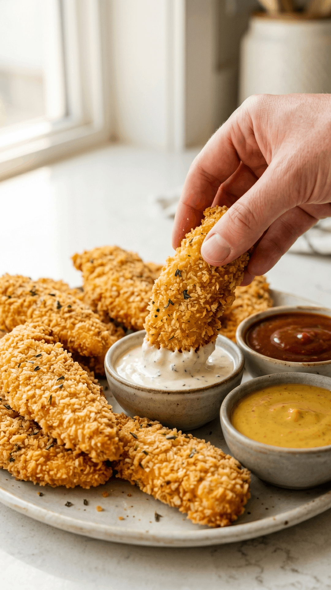 Easy Chicken Fingers – Fried Panko Recipe