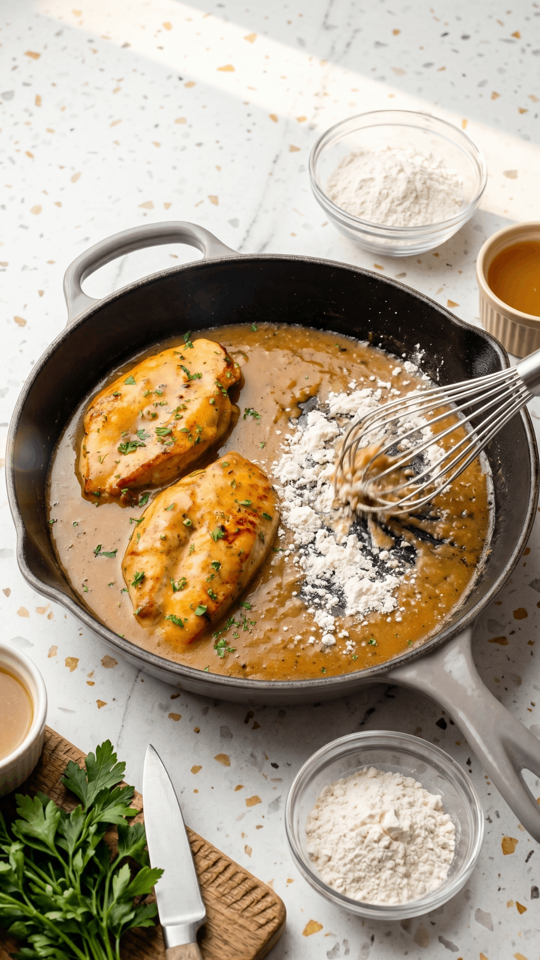 Easy Chicken Gravy – Recipe with Flour