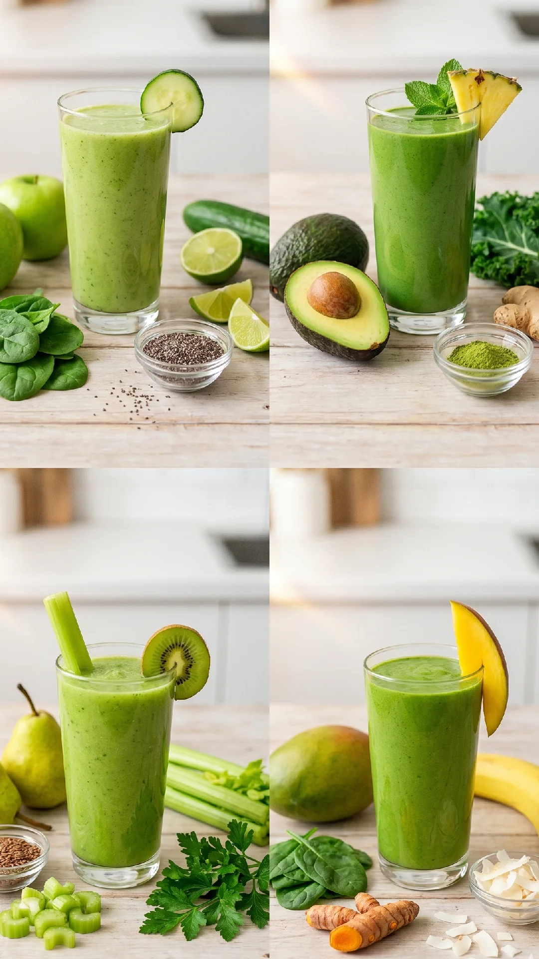 Healthy Green Detox Smoothies – Weight Loss Recipe Ideas