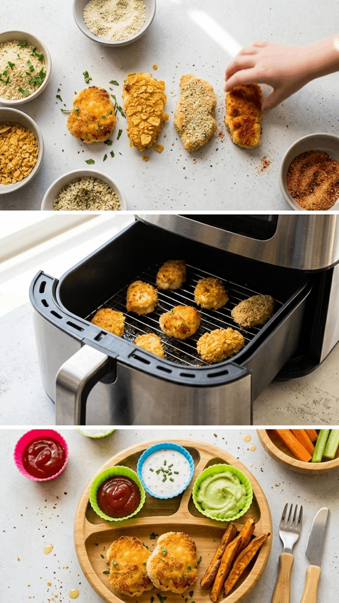 Easy Healthy Chicken Fingers – Recipes for Kids