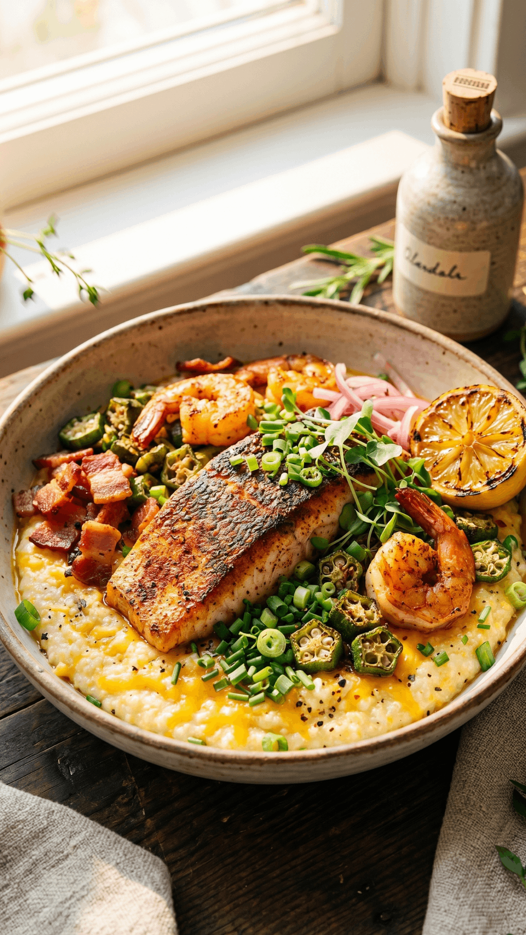 Healthy Fish and Grits – Southern Style Recipe