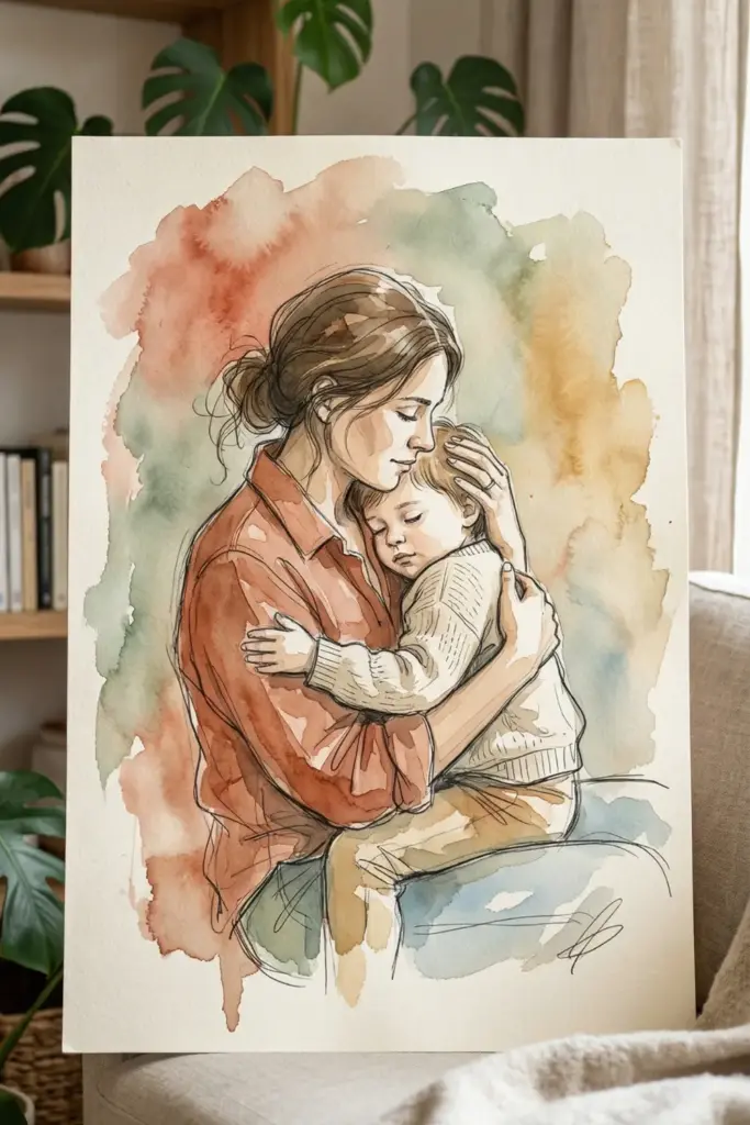 Abstract Watercolor Wash