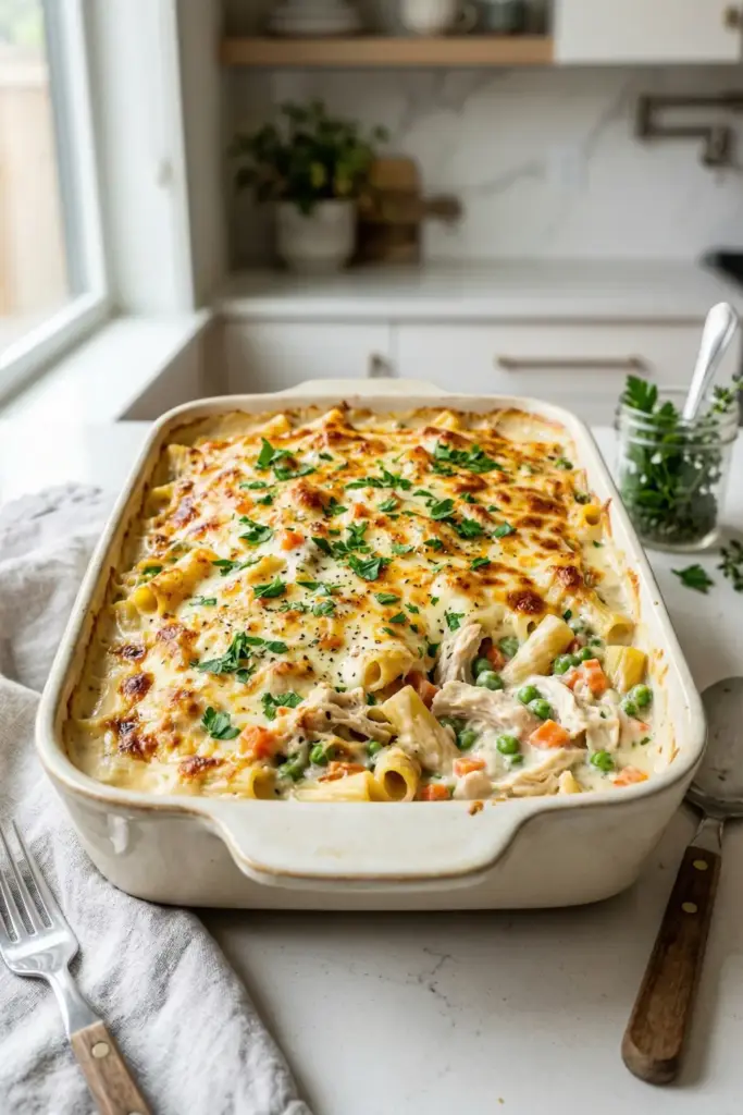 Alfredo Chicken Casserole