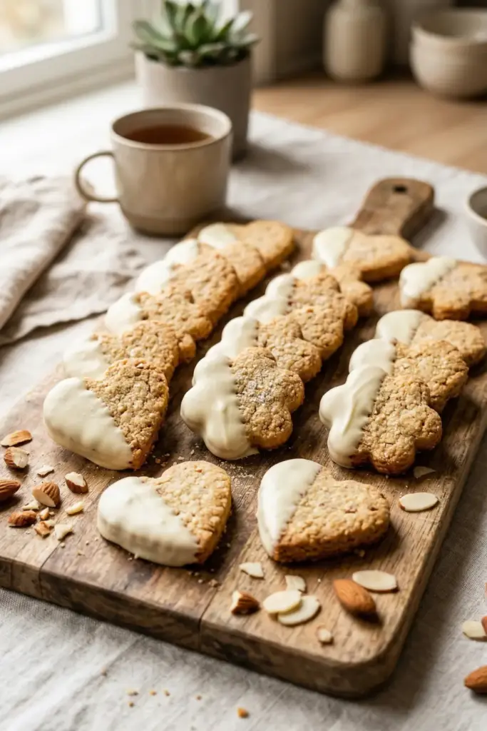Almond Flour Shortbread Cookies