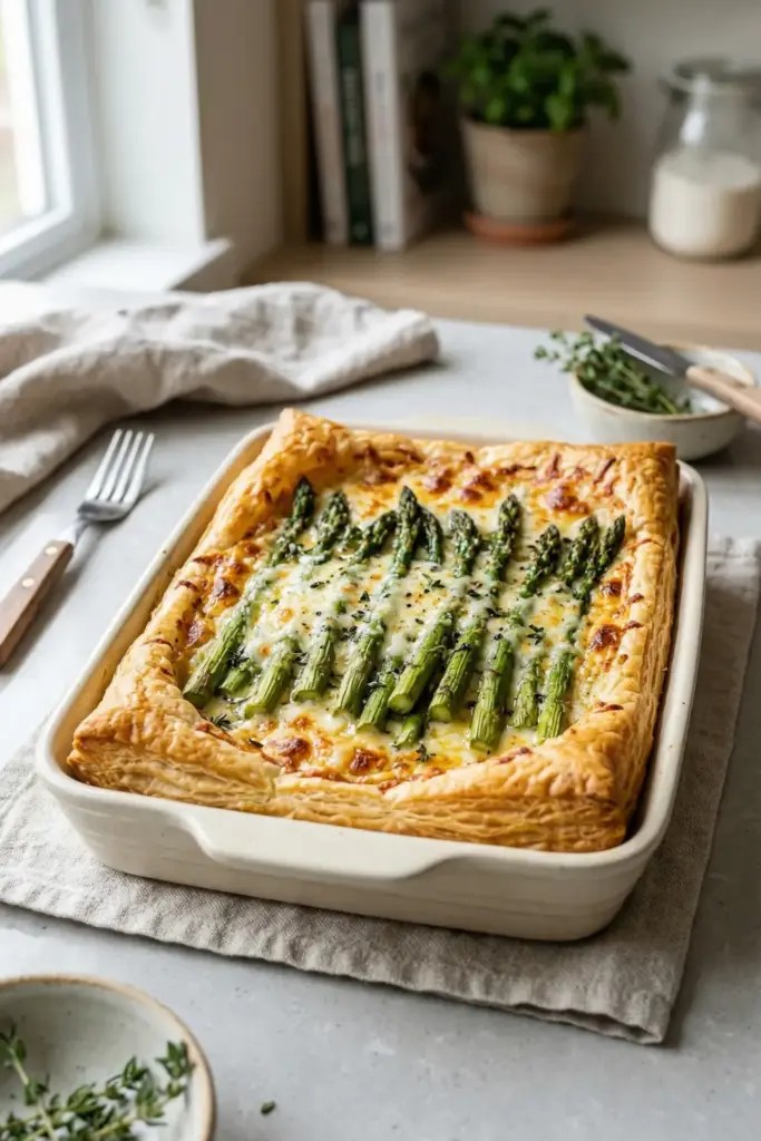 Asparagus and Gruyère Tart