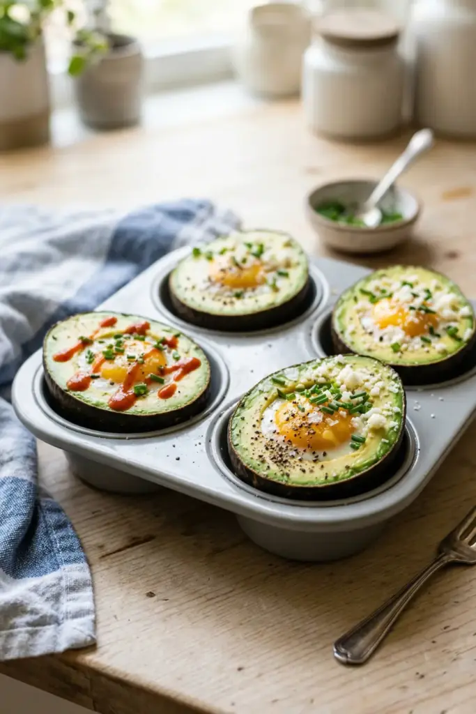 Baked Eggs in Avocado Boats