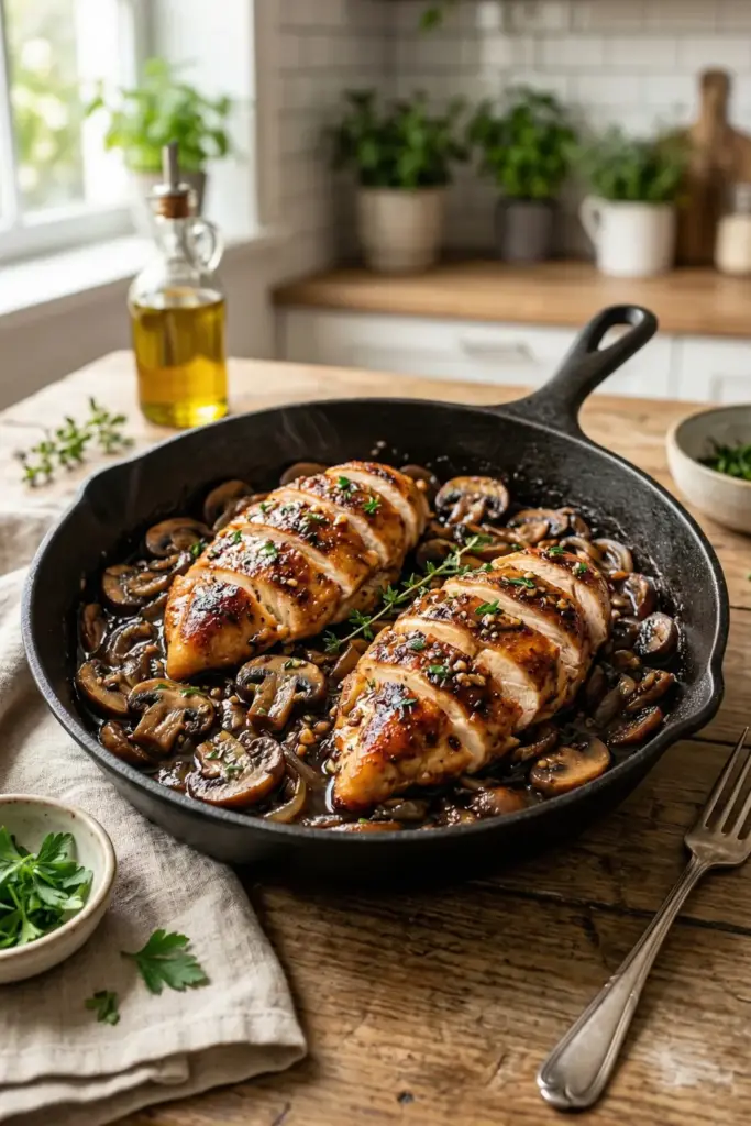 Balsamic Mushroom Skillet