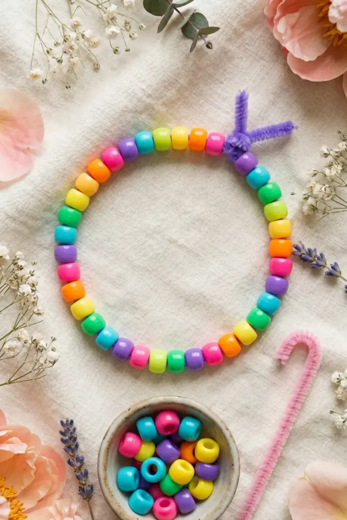 Beaded Pipe Cleaner Bracelet