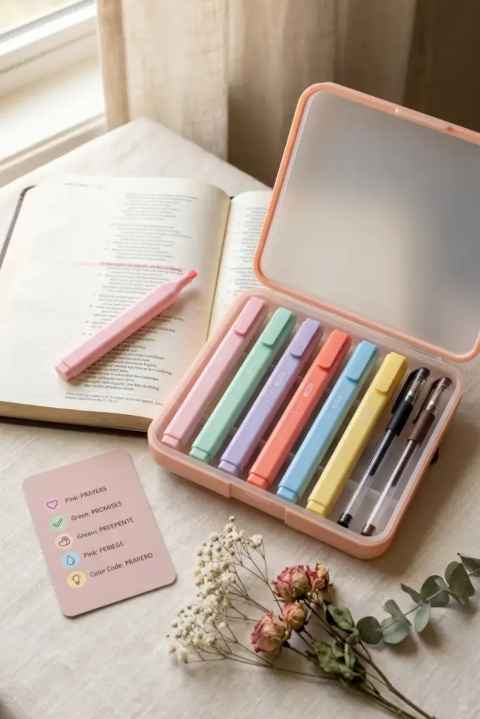 Bible Highlighters & Gel Pens Set (No-Bleed)