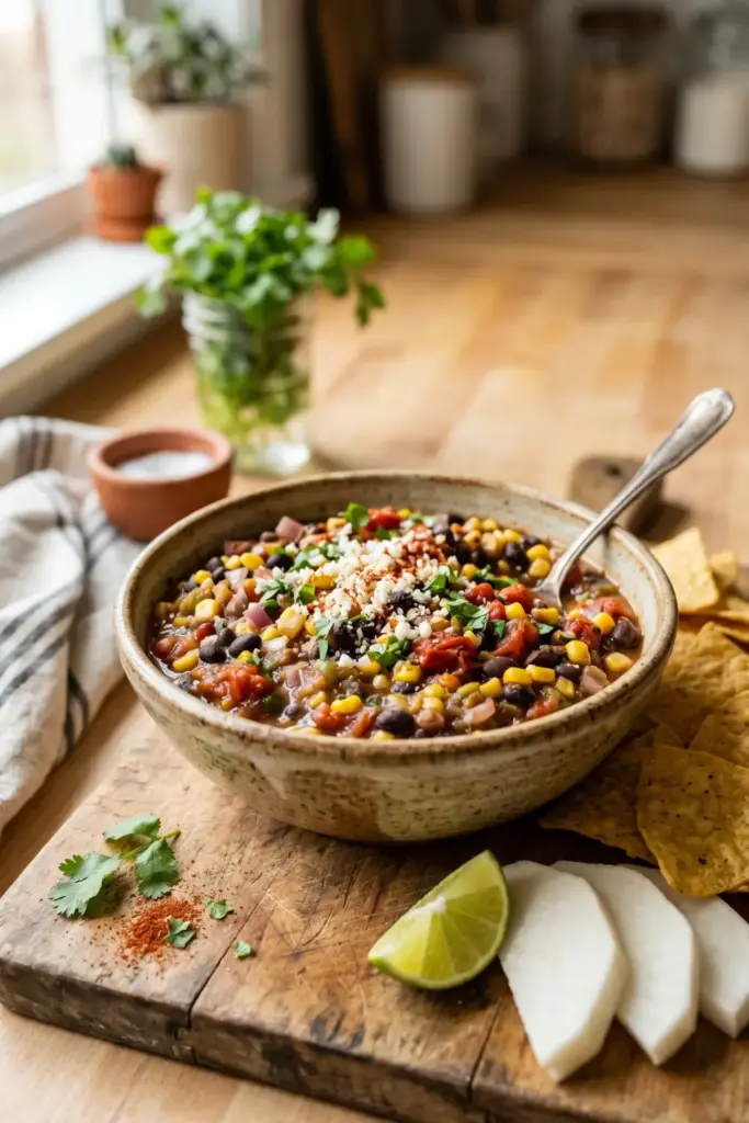 Black Bean & Corn Rotel Dip
