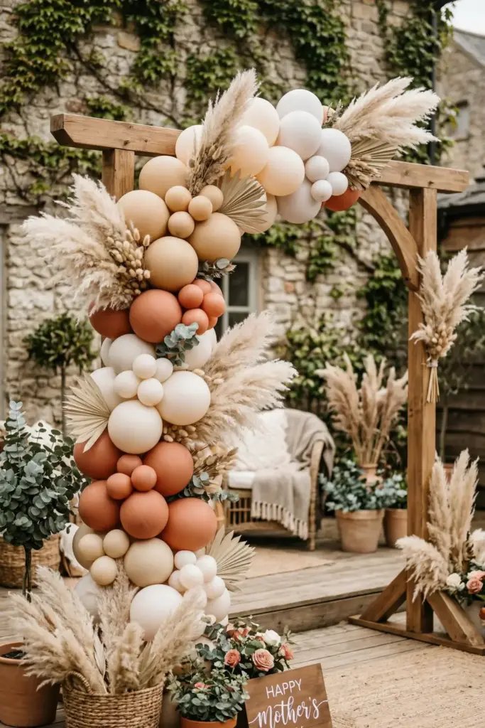 Boho Pampas Grass Arch