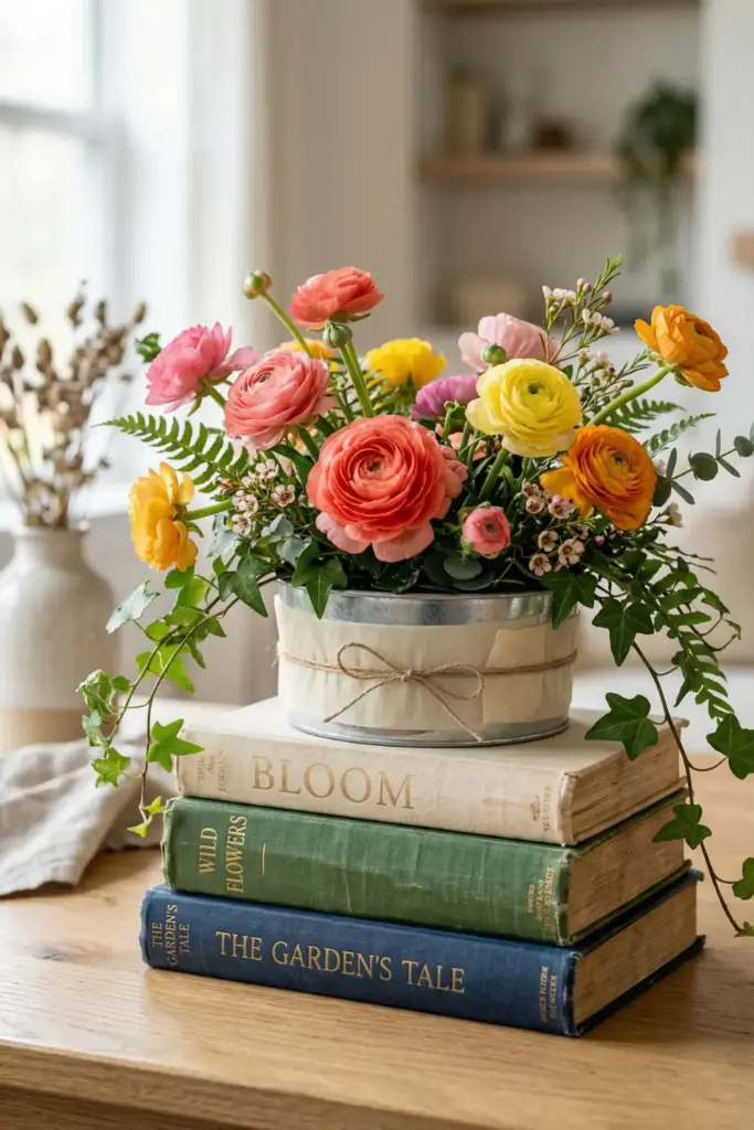 Bookish Botanical Stack