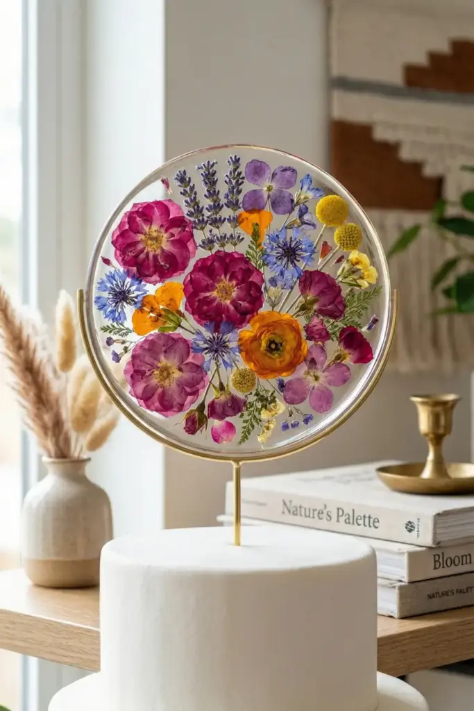 Botanical Resin Disc