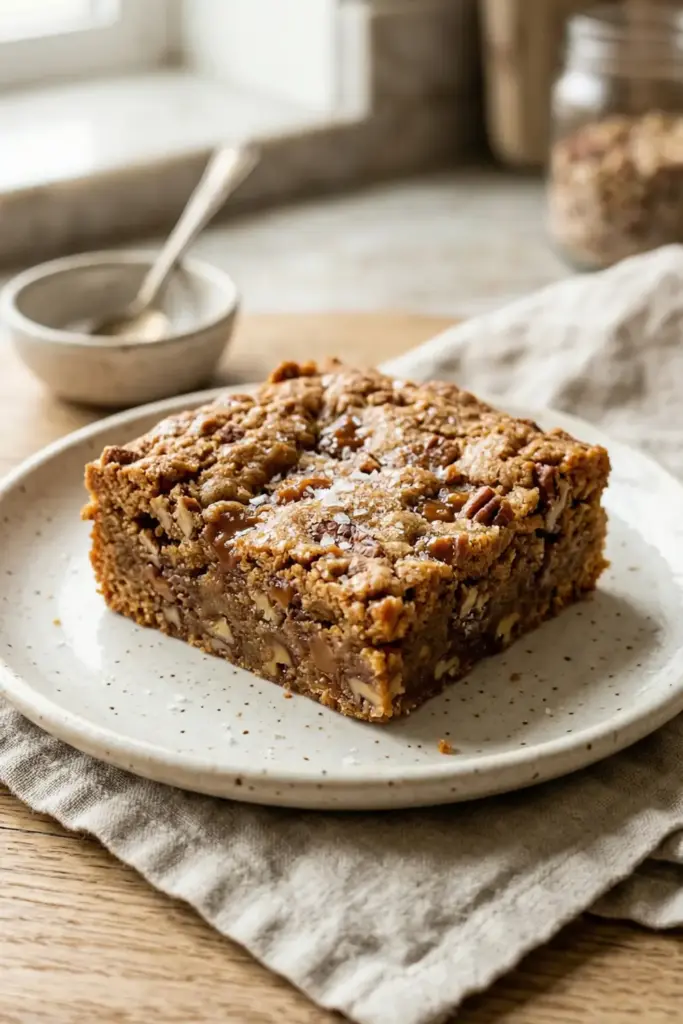 Brown Butter Toffee Blondies