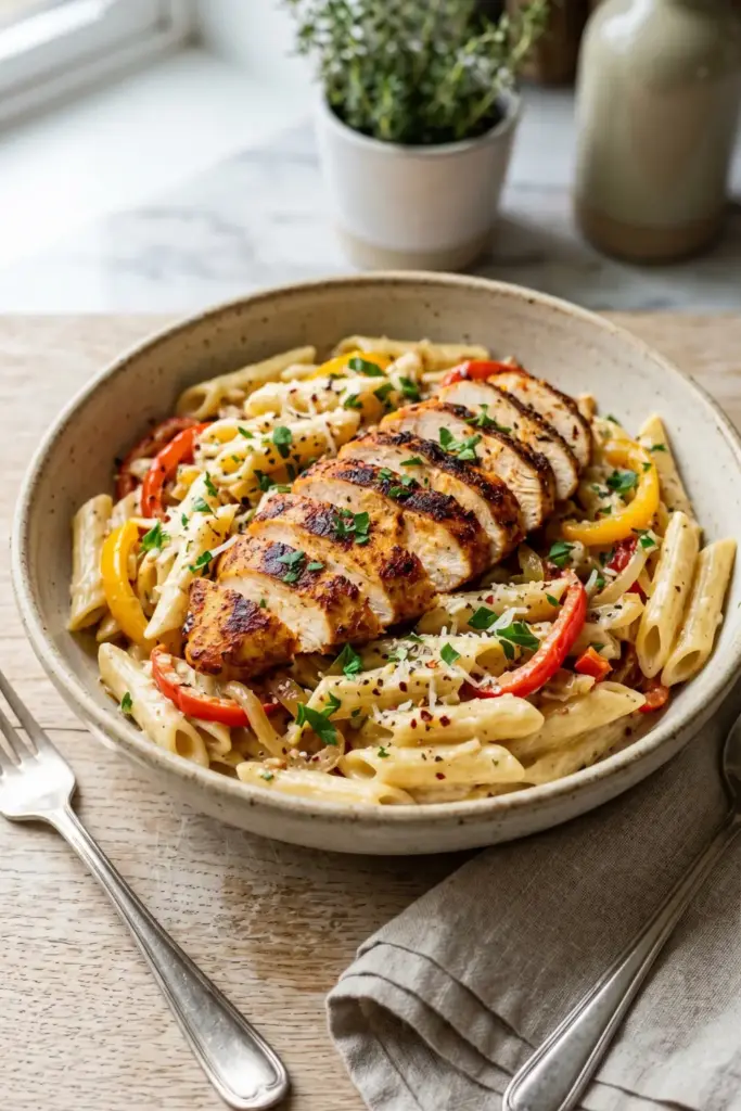 Cajun Spiced Alfredo Pasta