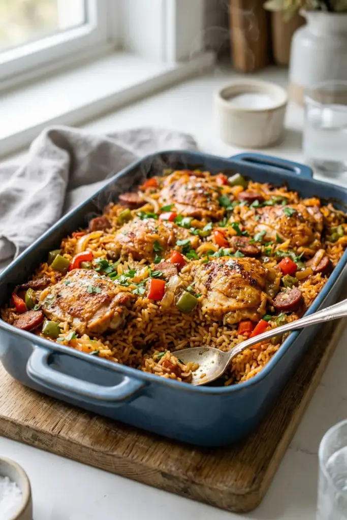 Cajun Spiced Chicken & Rice