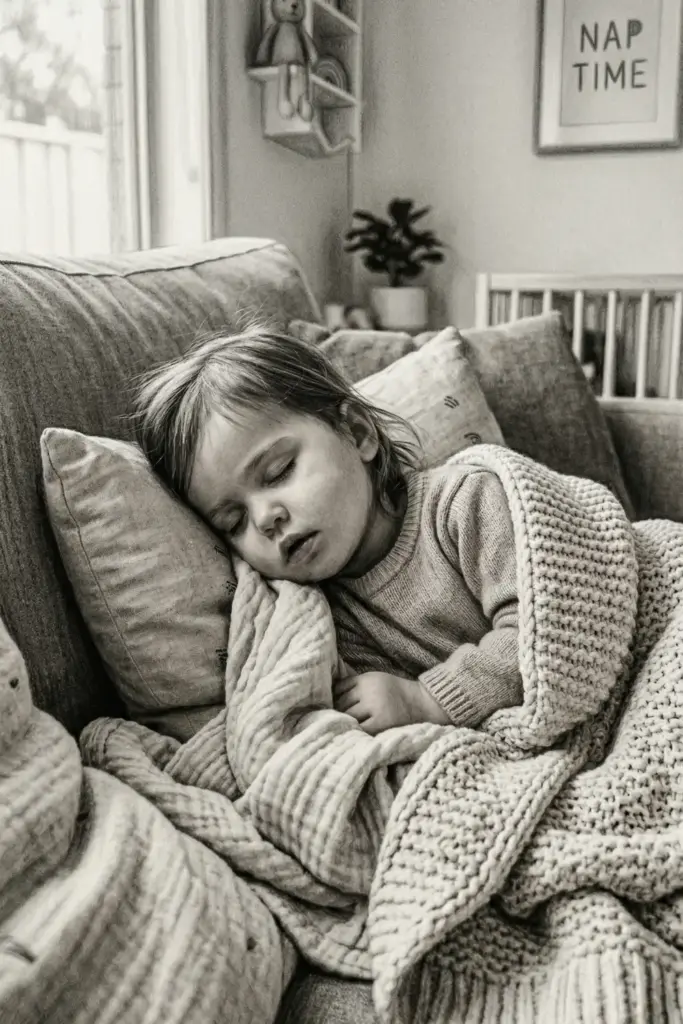 Charcoal "Nap Time" Portraits