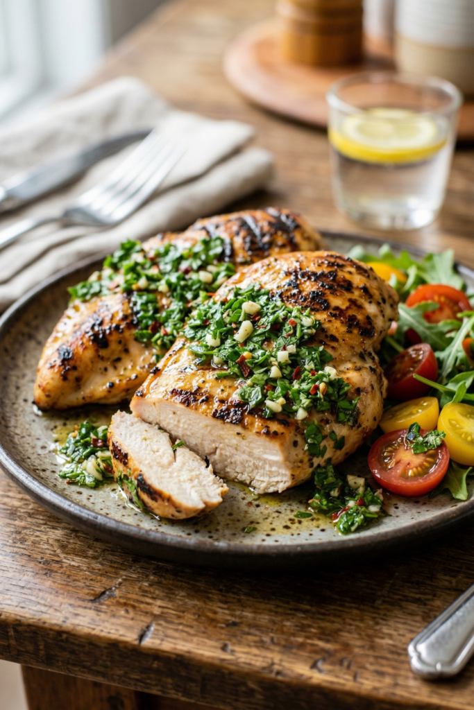 Chimichurri Grilled Breasts
