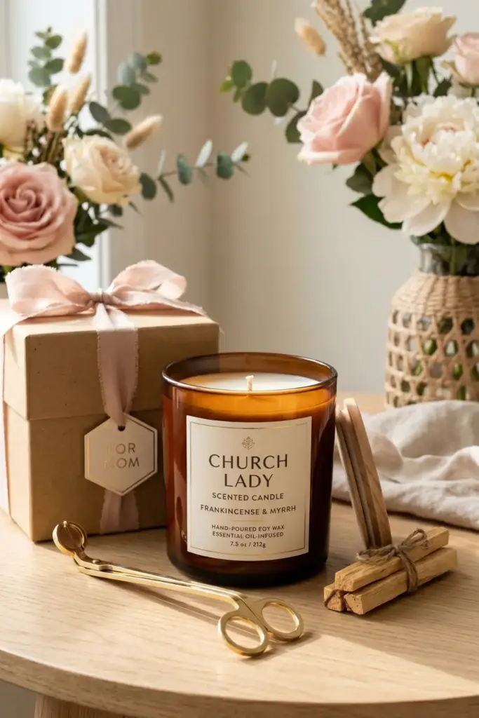 Church Lady Scented Candle Set (Frankincense & Myrrh)