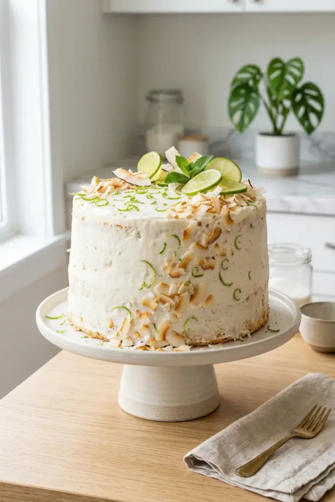 Coconut & Lime "Cloud" Cake