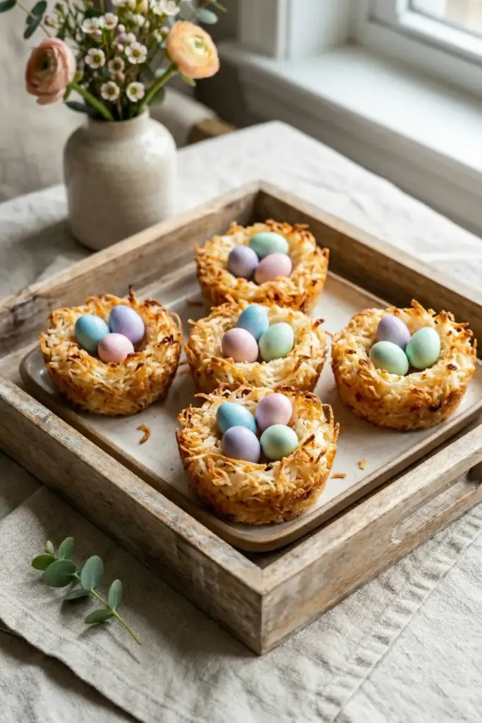 Coconut Macaroon Nests
