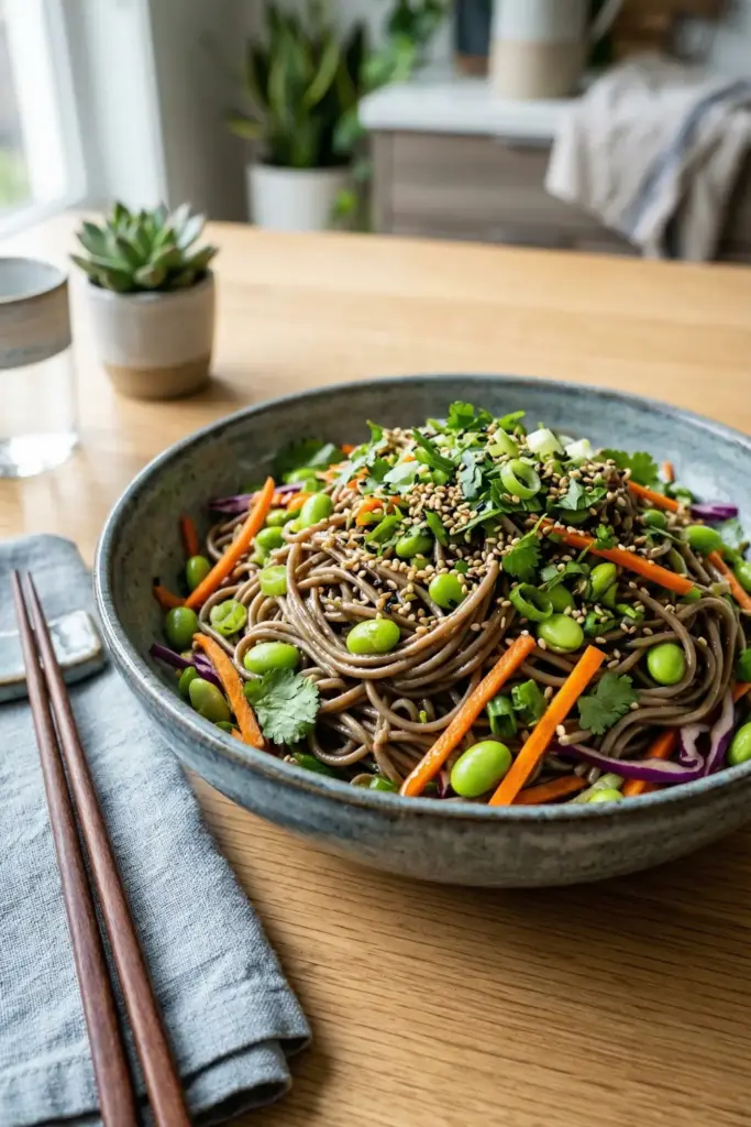 Cold Soba Noodle Salad