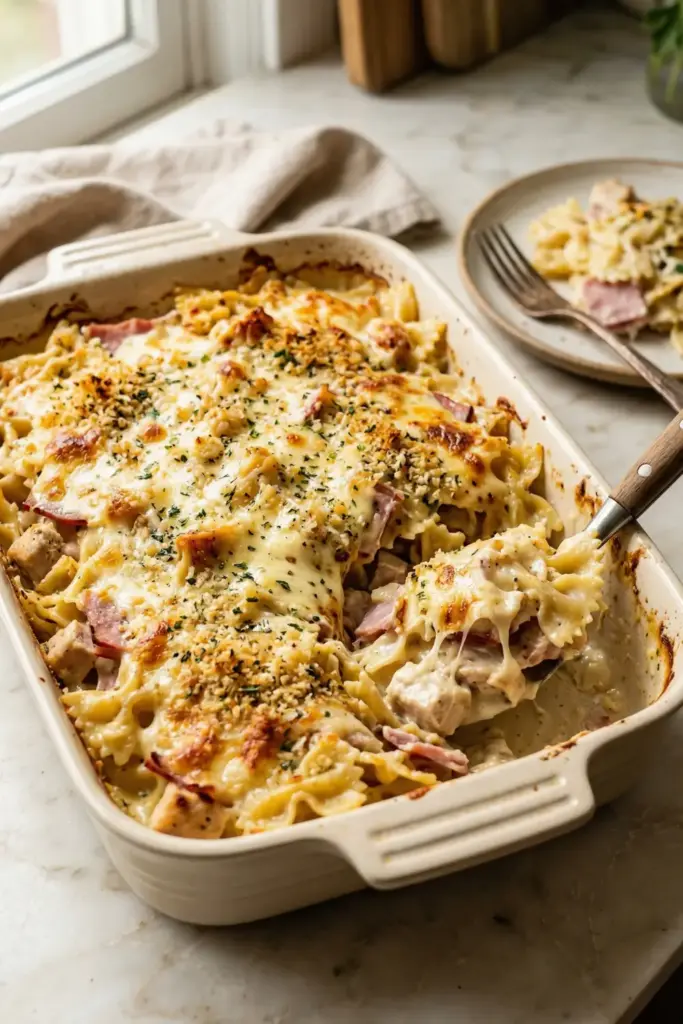 Creamy Bowtie Pasta Bake