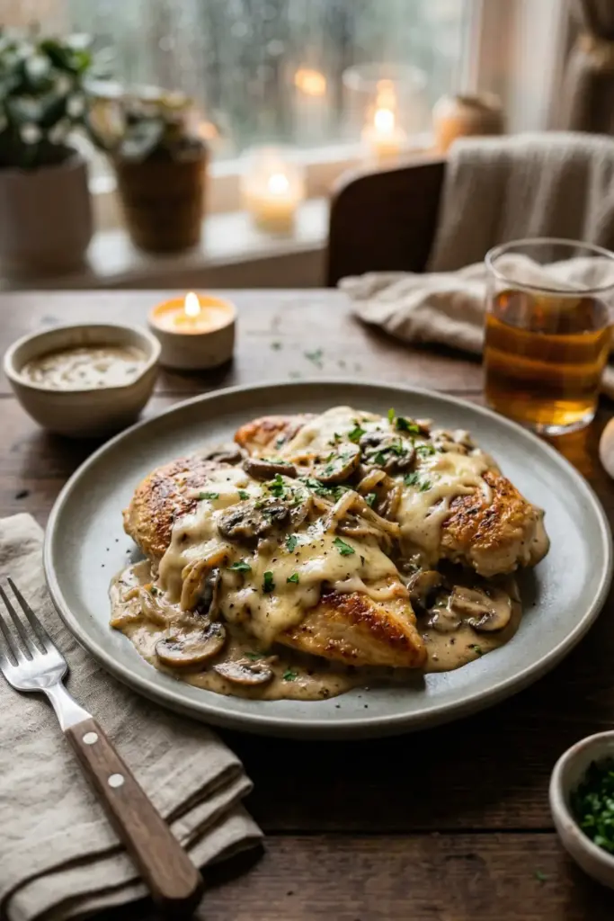 Creamy Mushroom Swiss