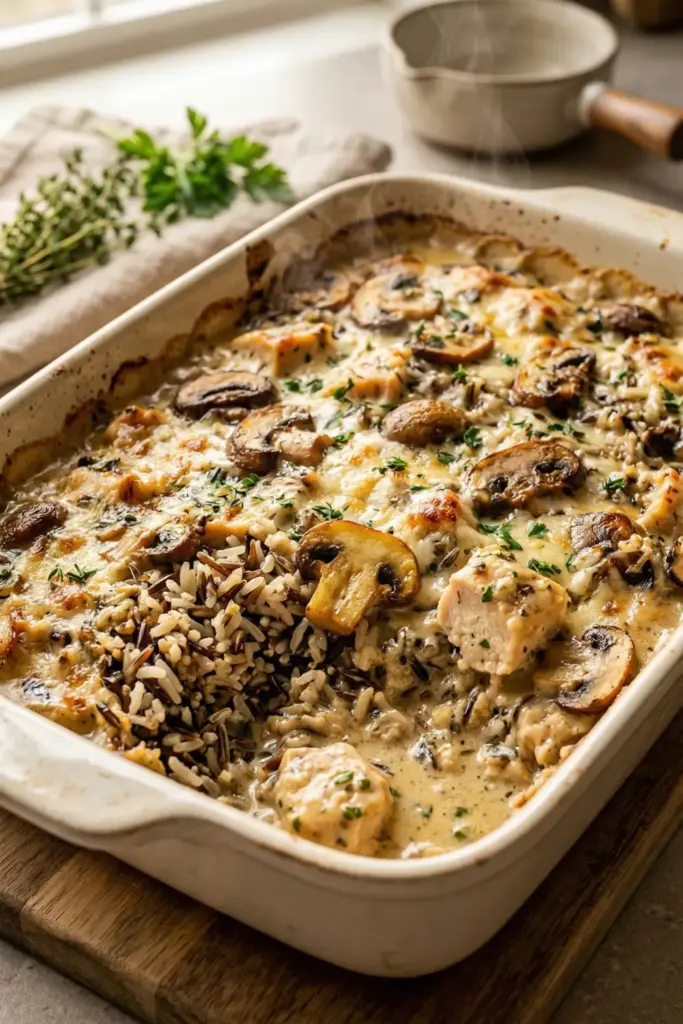 Creamy Mushroom & Wild Rice