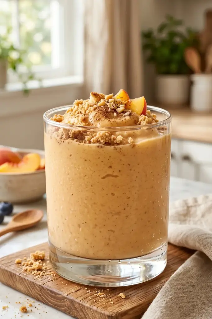 Creamy Peach Cobbler