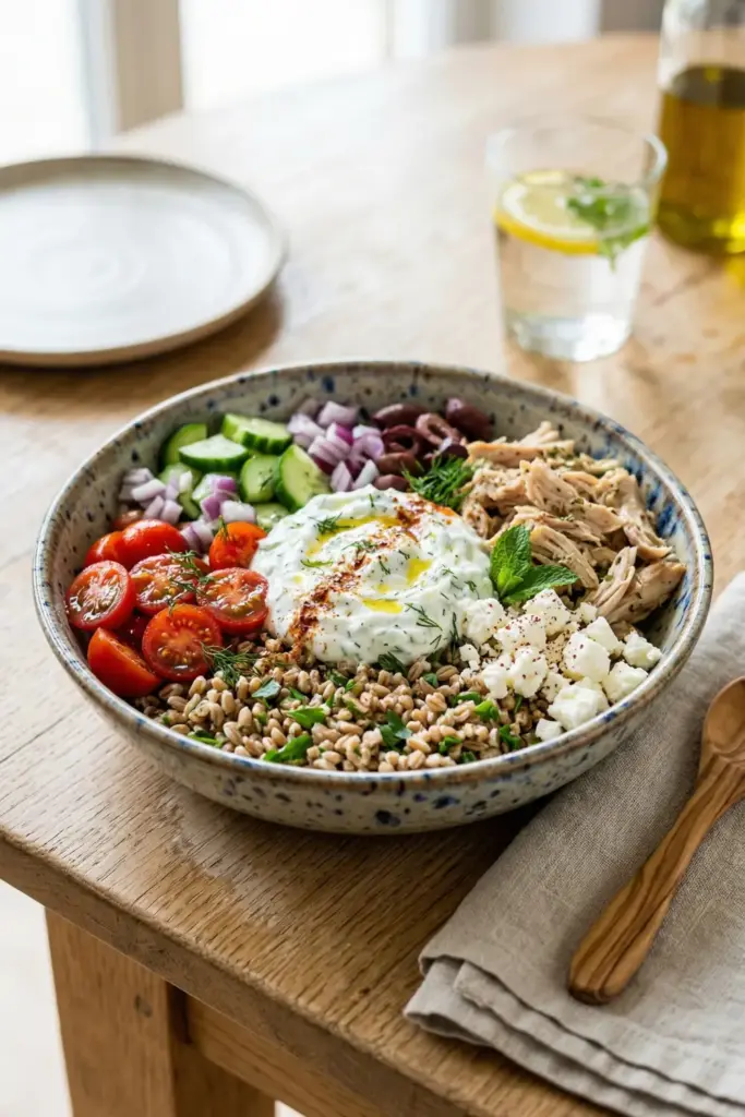 Creamy Tzatziki Farro