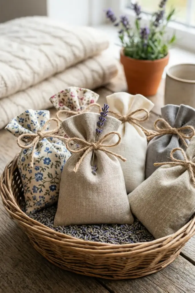 Dried Lavender Sachets