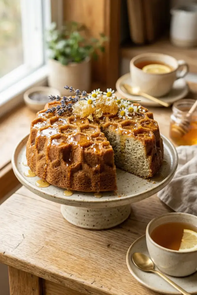 Earl Grey & Honey Bee Cake