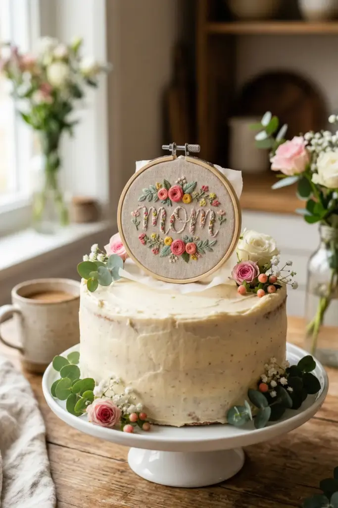 Embroidered Hoop Art