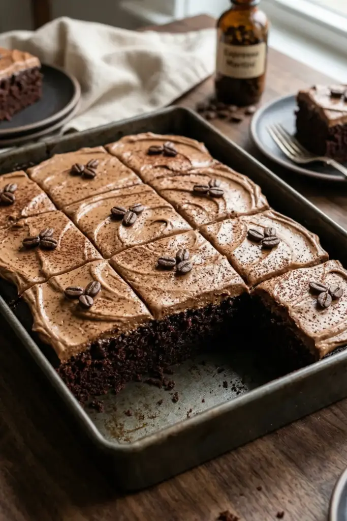 Espresso Martini Sheet Cake