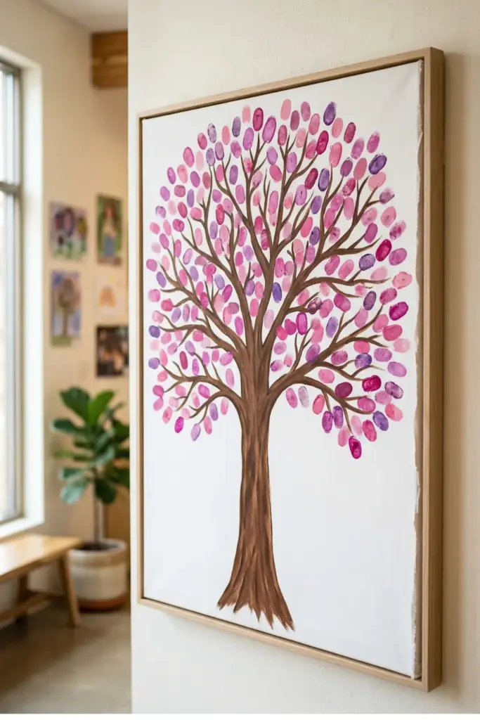 Fingerprint Tree Canvas