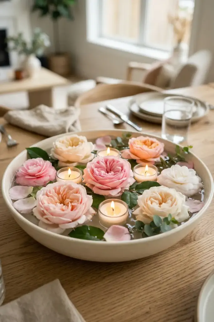 Floating Floral Bowls